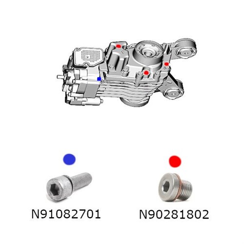 OIL PLUG KIT 0CQ DIFFERENTIAL AND HALDEX