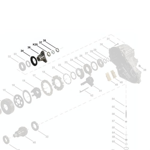 FLANGE  KIT REAR BMW ATC13 3,5,6,7,X3, X4, X5, X7