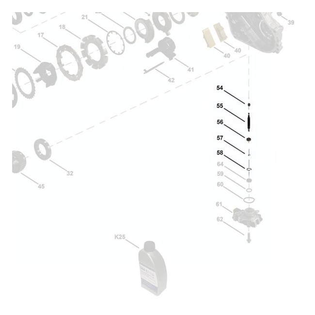 Actuator shaft kit BMW ATC13 3,5,6,7,X3, X4, X5, X7 2015-UP