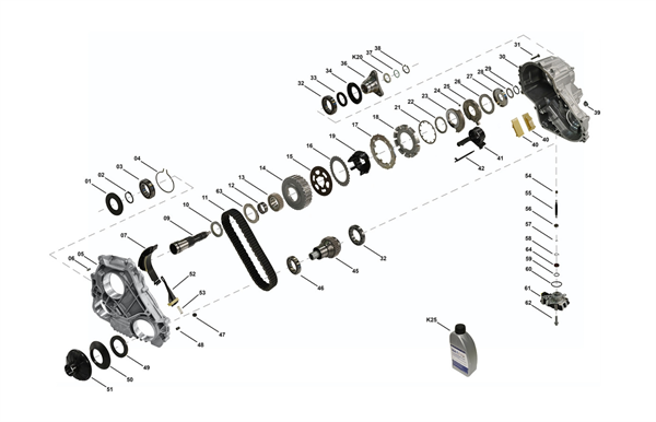 Exploded view BMW ATC13