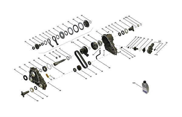 Exploded view BMW ATC400