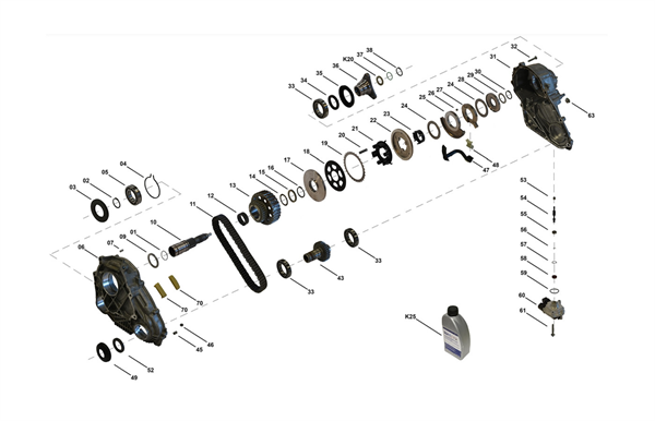 Exploded view BMW ATC45L