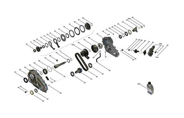 Exploded view BMW ATC500